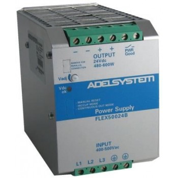 Alimentator Bifazat FLEX 230-400-500Vac/24Vdc 25A