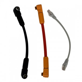 Pylontech US2000/US3000/US5000 - Set Cabluri paralelare baterii, Culoare: rosu si negru, Cablu de comunicare RJ45