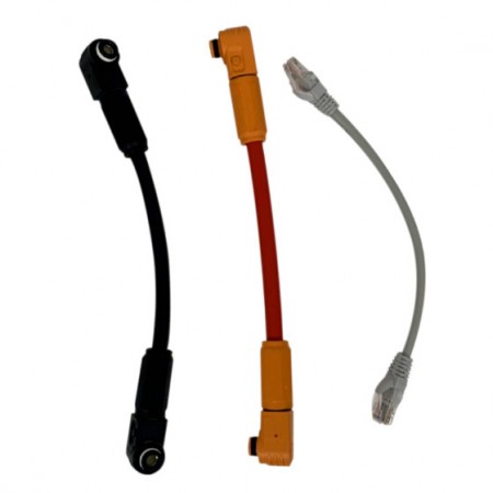 Pylontech US2000/US3000/US5000 - Set Cabluri paralelare baterii, Culoare: rosu si negru, Cablu de comunicare RJ45