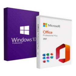 Windows 10 Professional + Office 2021 Professional Plus - Licență Digitală
