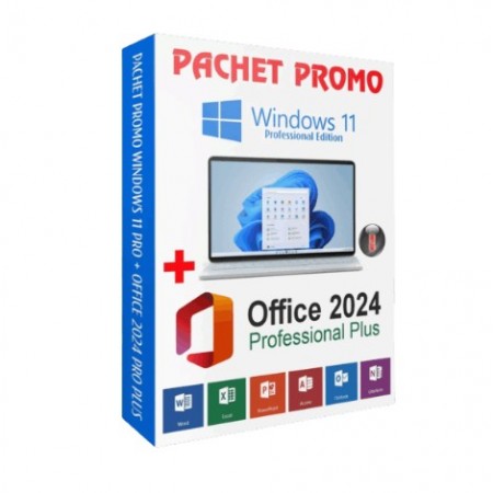 Windows 11 Pro USB cu Office 2024 - Suport USB