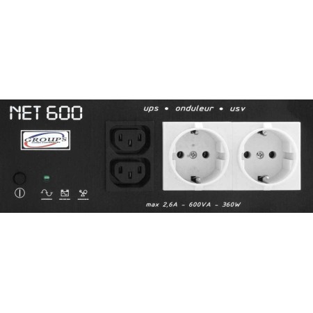 Sursă Neîntreruptibilă UPS NET 600, Line-Interactive, 600VA/360W, Rack, 230Vca, Software Management, LED