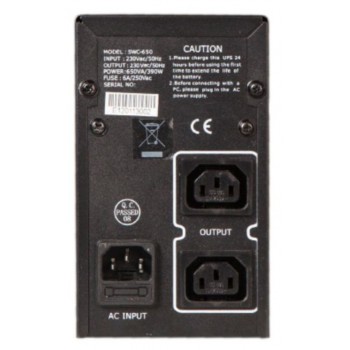 Sursa Neintreruptibila UPS SWC-650,Monofazat, Line Interactive, 650VA/350W, LED, Cold Start